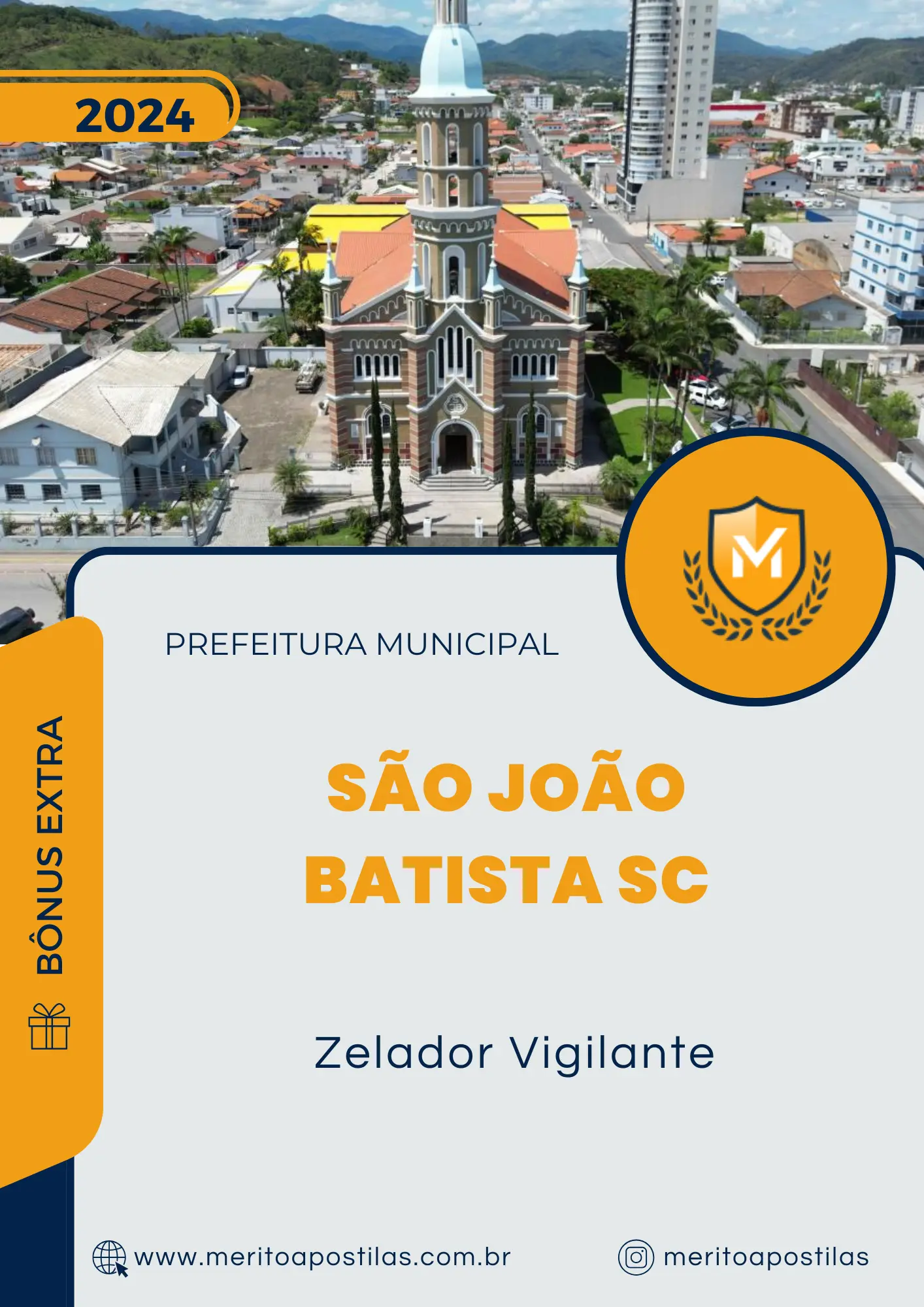 Apostila Zelador Vigilante Prefeitura de São João Batista SC 2024