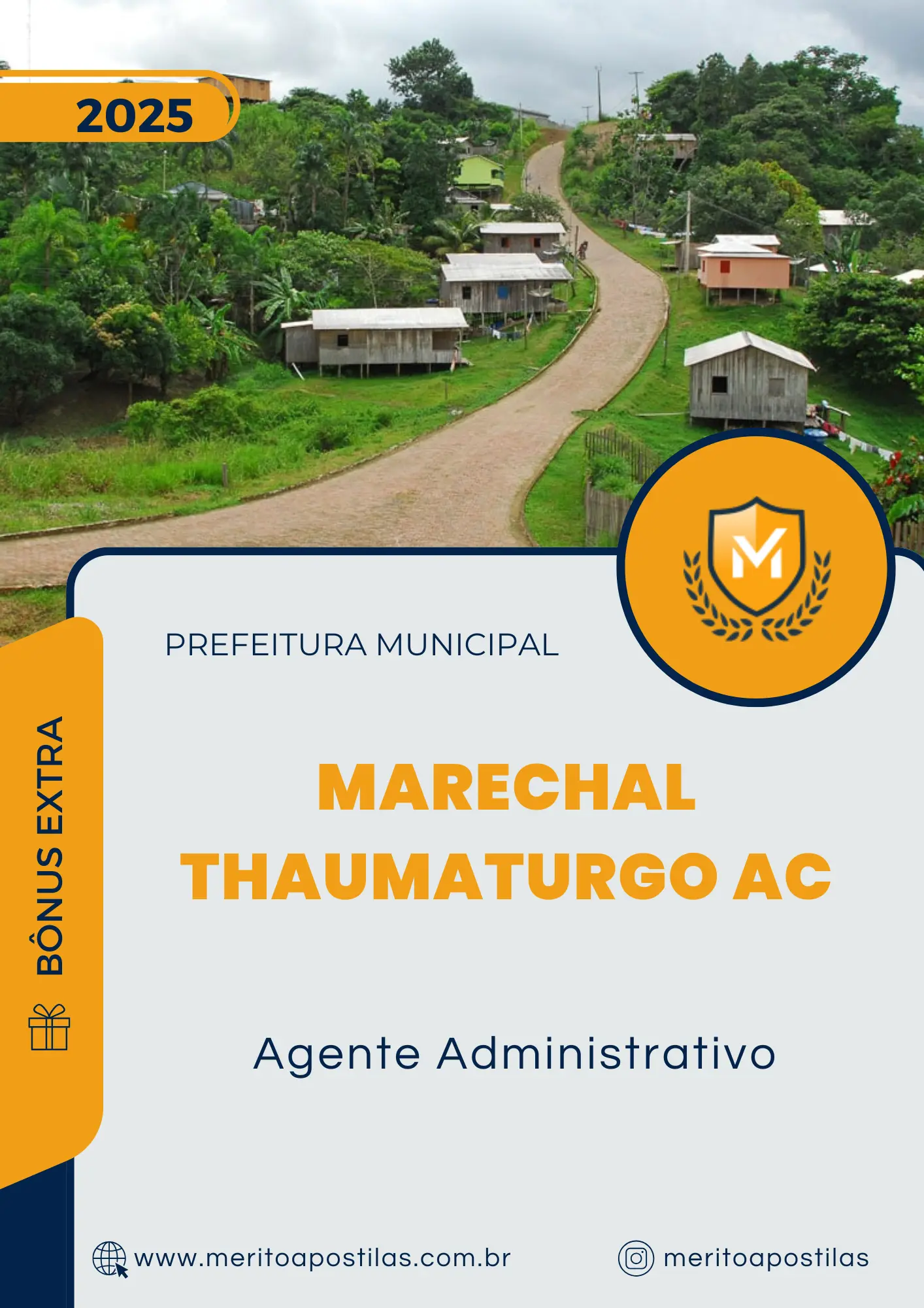 Apostila Agente Administrativo Prefeitura de Marechal Thaumaturgo AC 2025
