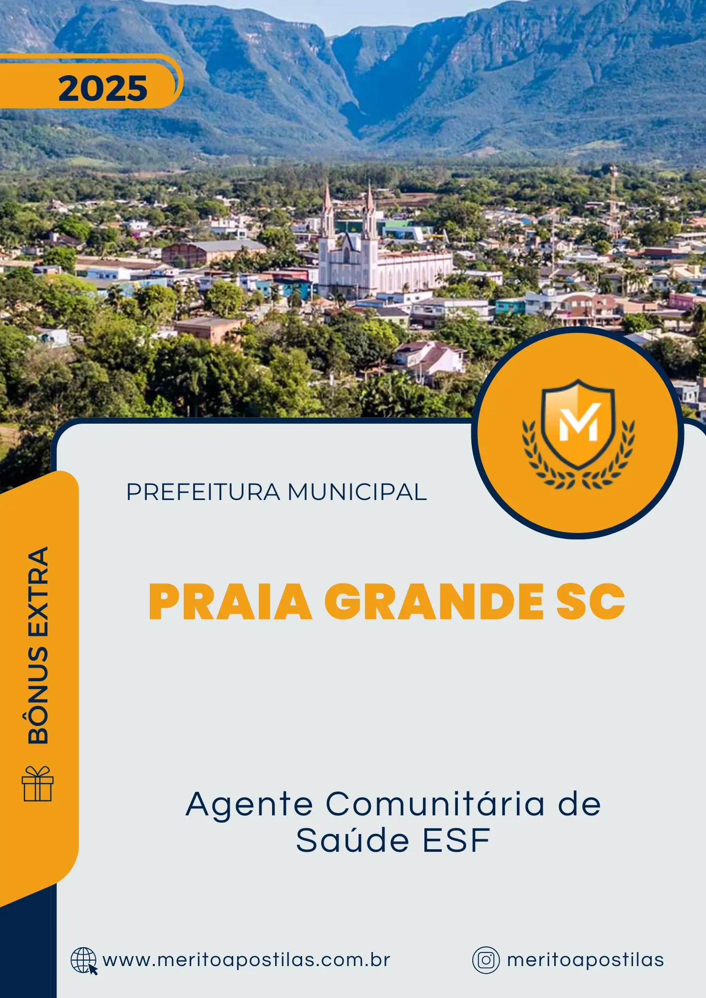 Apostila Agente Comunitária de Saúde ESF Prefeitura de Praia Grande SC 2025