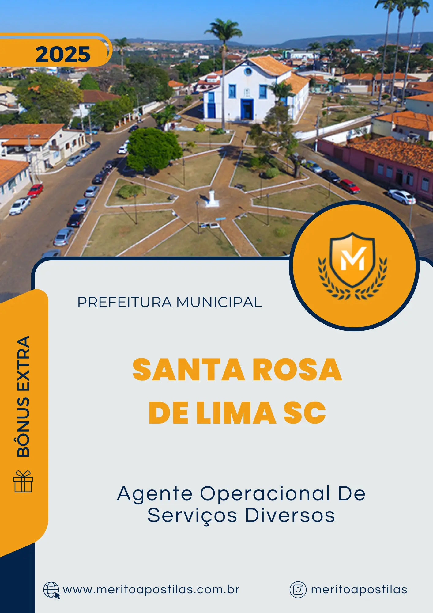 Apostila Agente Operacional De Serviços Diversos Prefeitura de Santa Rosa de Lima SC 2025