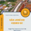 Apostila Agente Operacional de Serviços I Prefeitura de São José do Cedro SC 2025