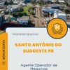 Apostila Agente Operador de Máquinas Processo Seletivo de Santo Antônio do Sudoeste PR 2025