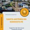 Apostila Agente de Serviços Operacionais Processo Seletivo de Santo Antônio do Sudoeste PR 2025