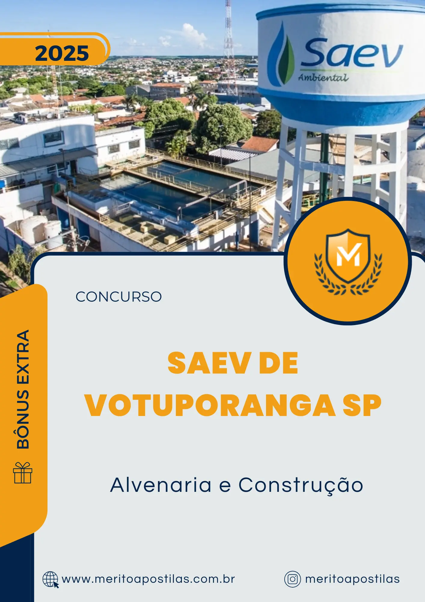 Apostila Alvenaria e Construção Concurso SAEV de Votuporanga SP 2025