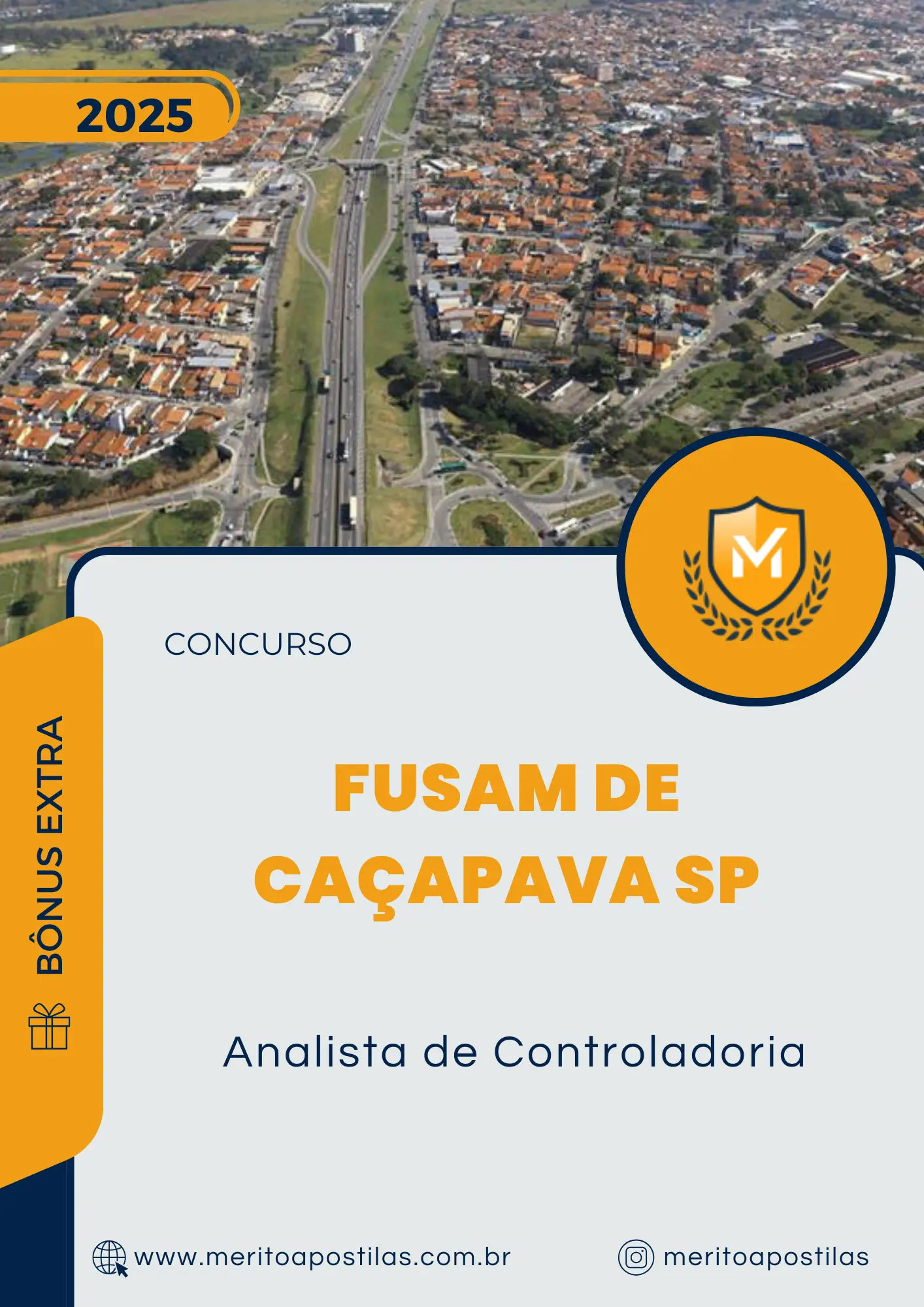 Apostila Analista de Controladoria Concurso FUSAM de Caçapava SP 2025