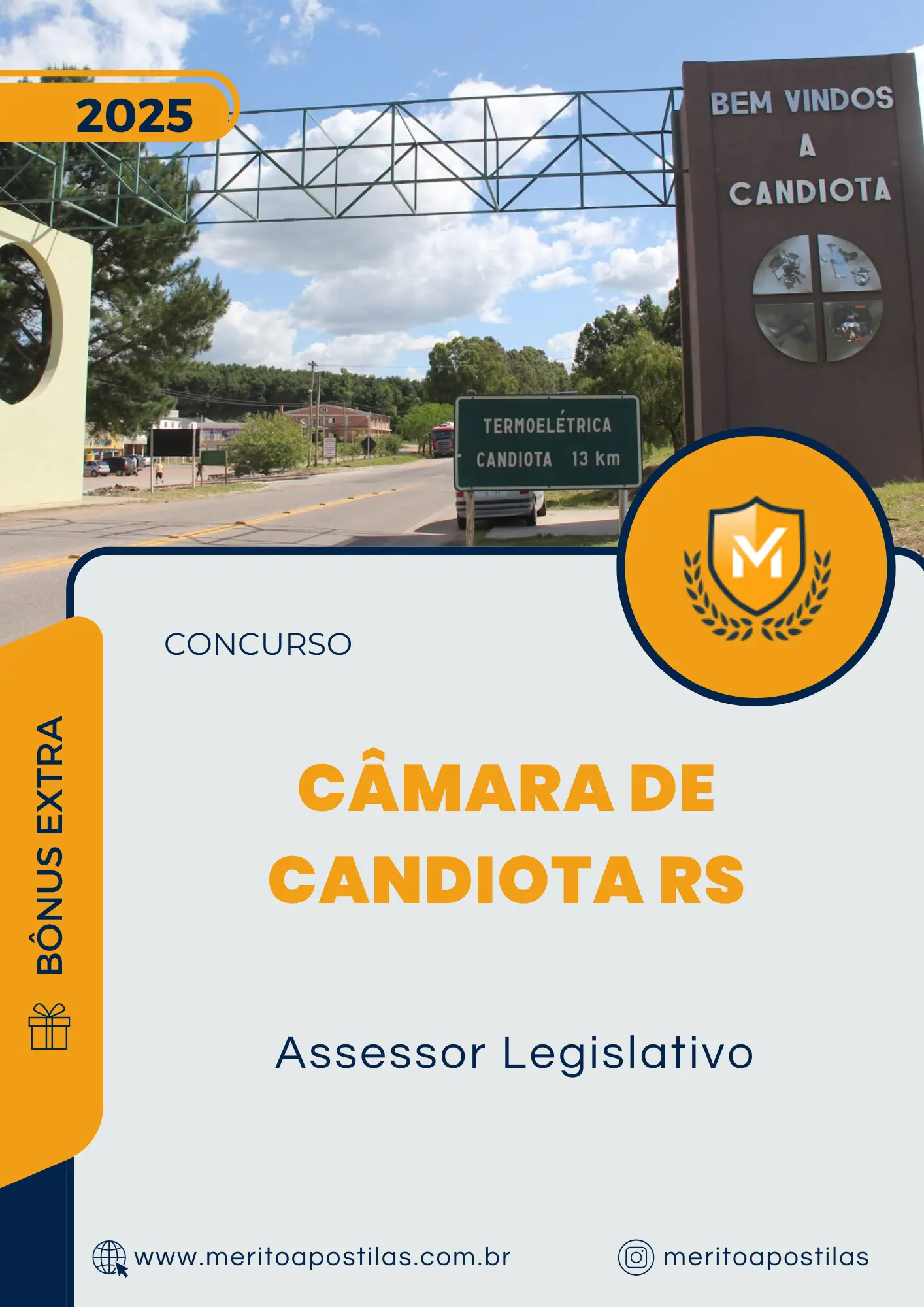 Apostila Assessor Legislativo Câmara de Candiota RS 2025