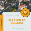 Apostila Assistente Social Prefeitura de São Pedro da União MG 2024
