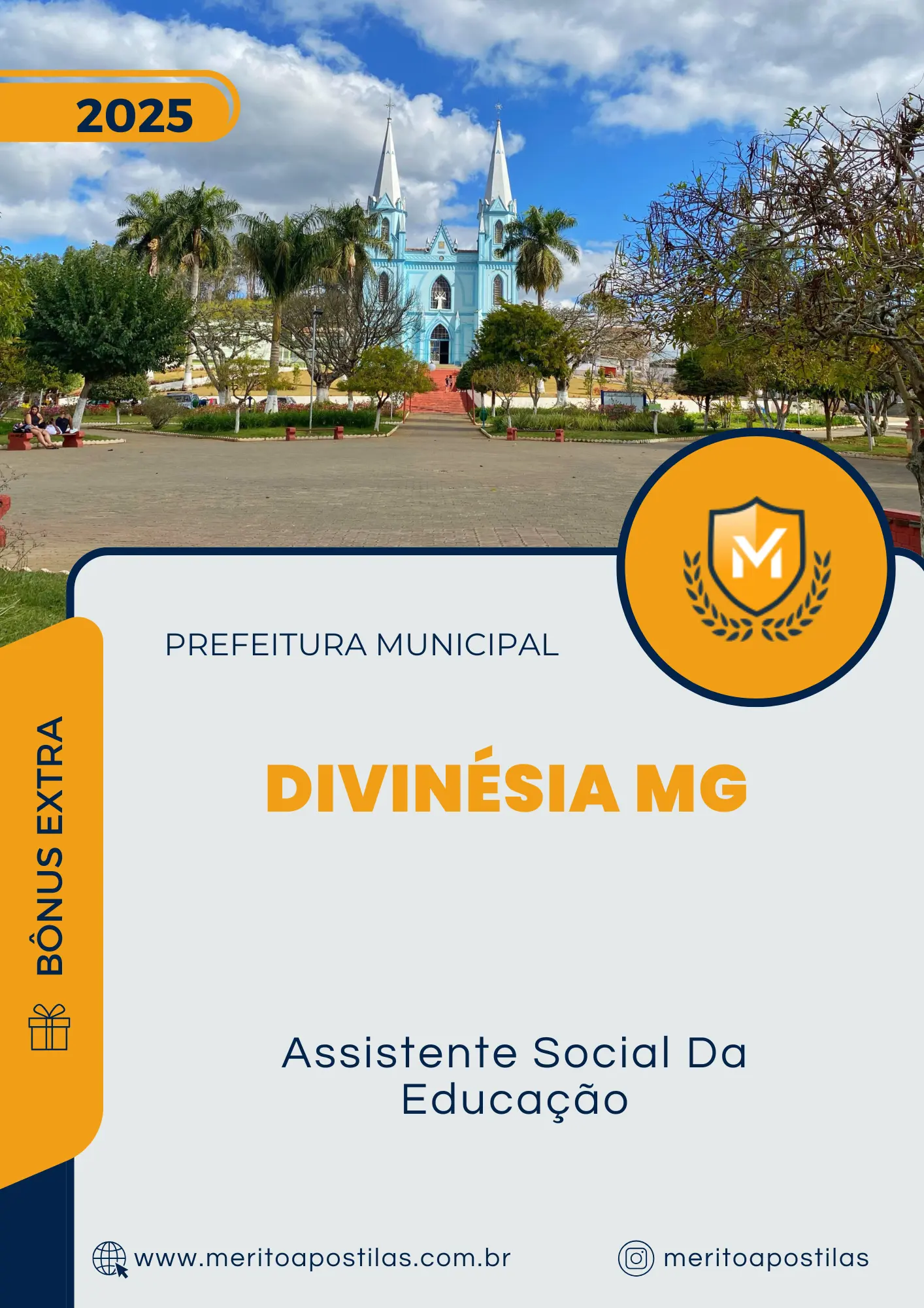 Apostila Assistente Social Da Educação Prefeitura de Divinésia MG 2025
