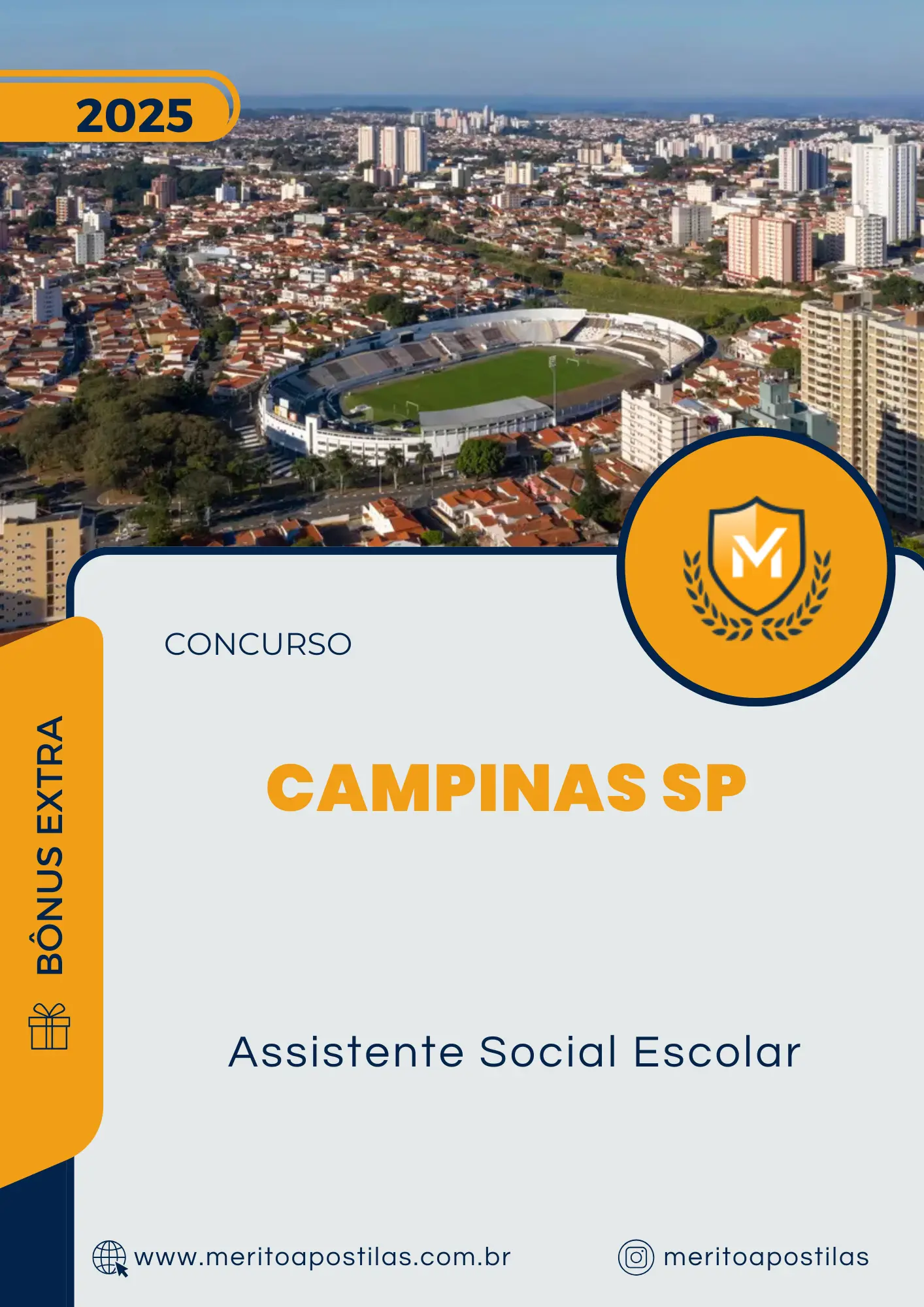 Apostila Assistente Social Escolar Concurso Campinas SP 2025