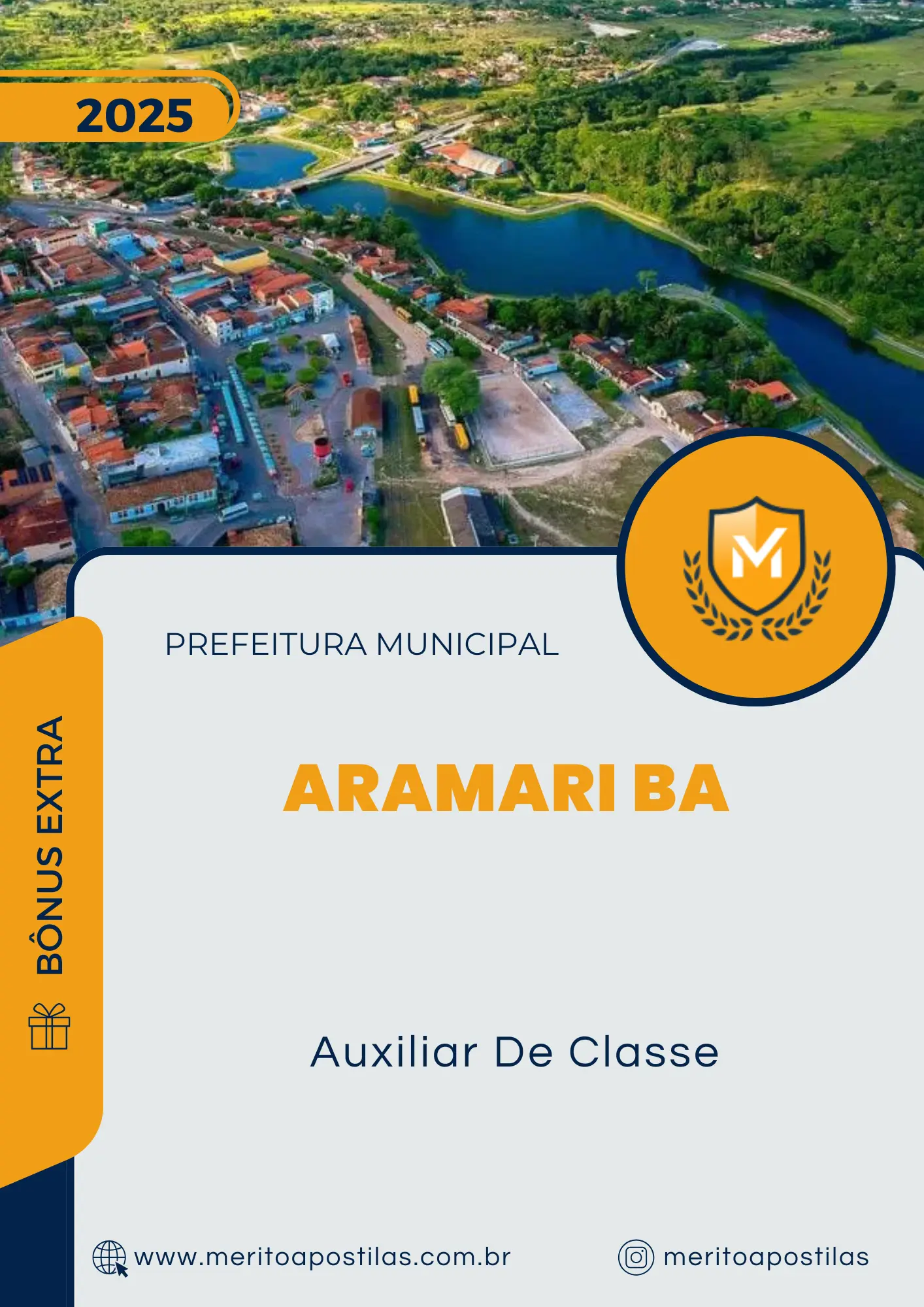 Apostila Auxiliar De Classe Prefeitura de Aramari BA 2025