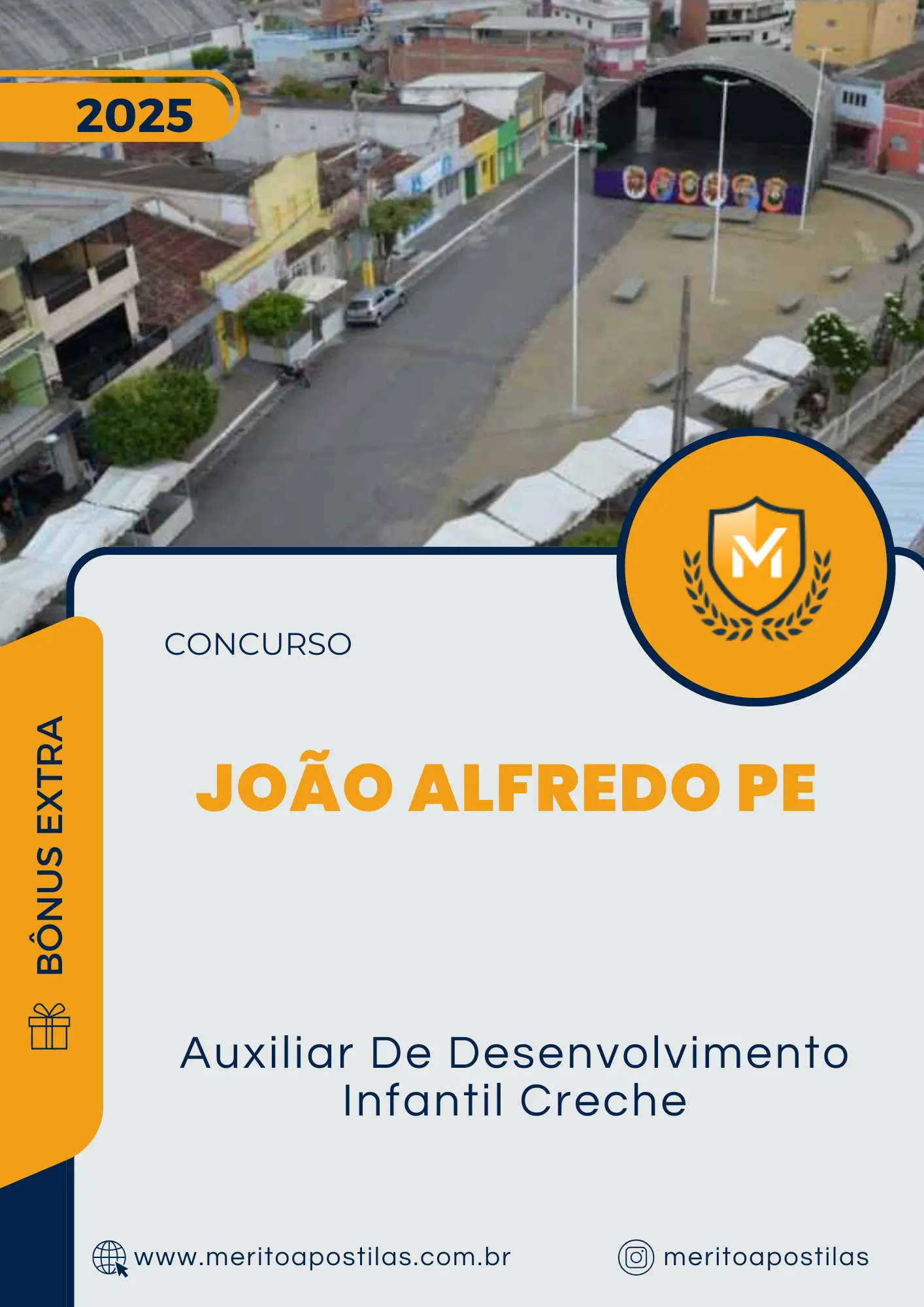 Apostila Auxiliar De Desenvolvimento Infantil Creche Concurso João Alfredo PE 2025