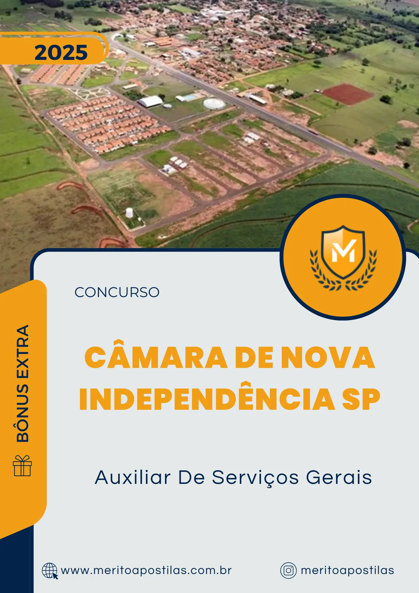 Apostila Auxiliar De Serviços Gerais Câmara de Nova Independência SP 2025