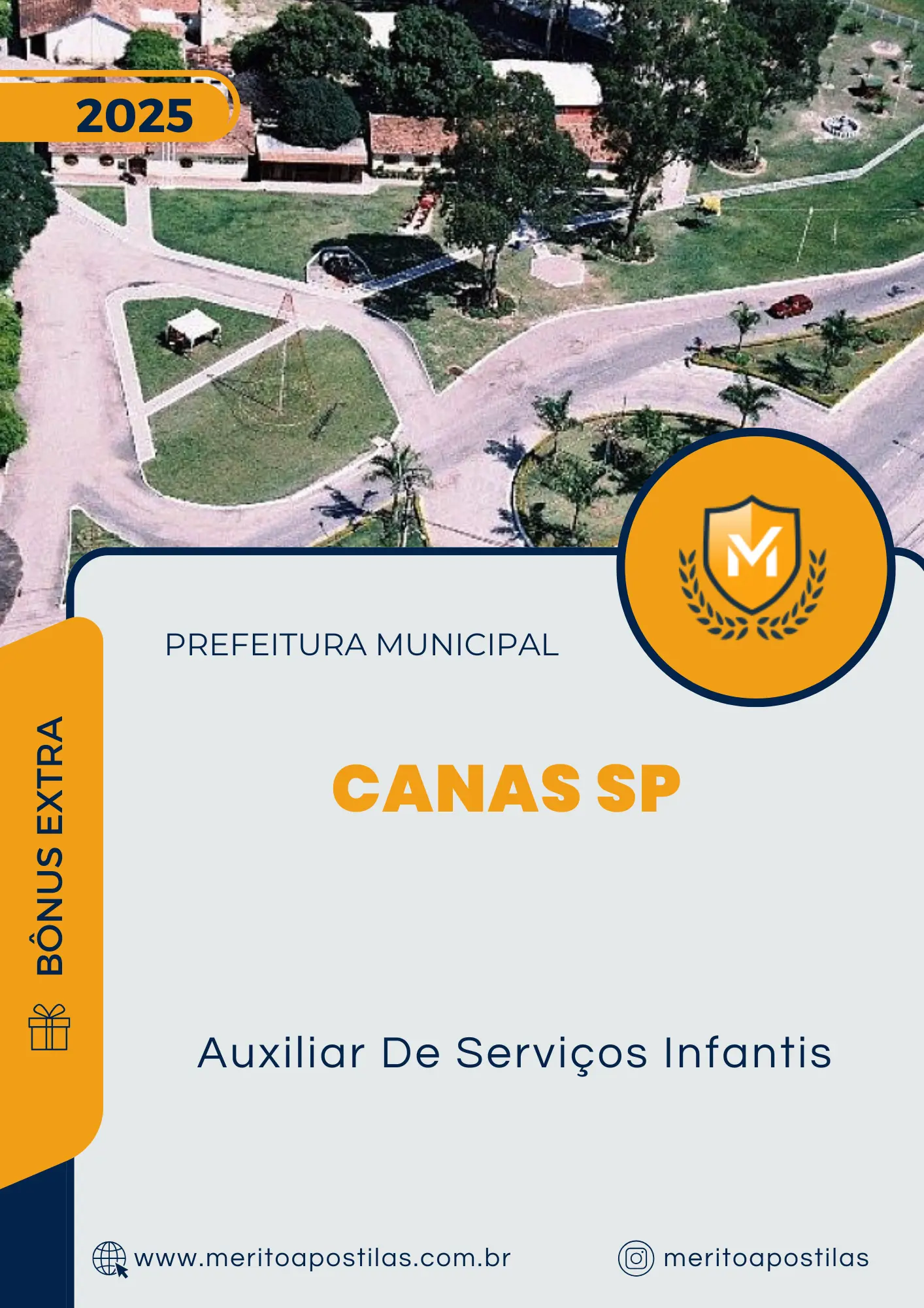Apostila Auxiliar De Serviços Infantis Prefeitura de Canas SP 2025