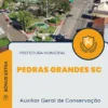 Apostila Auxiliar Geral de Conservação Prefeitura de Pedras Grandes SC 2025