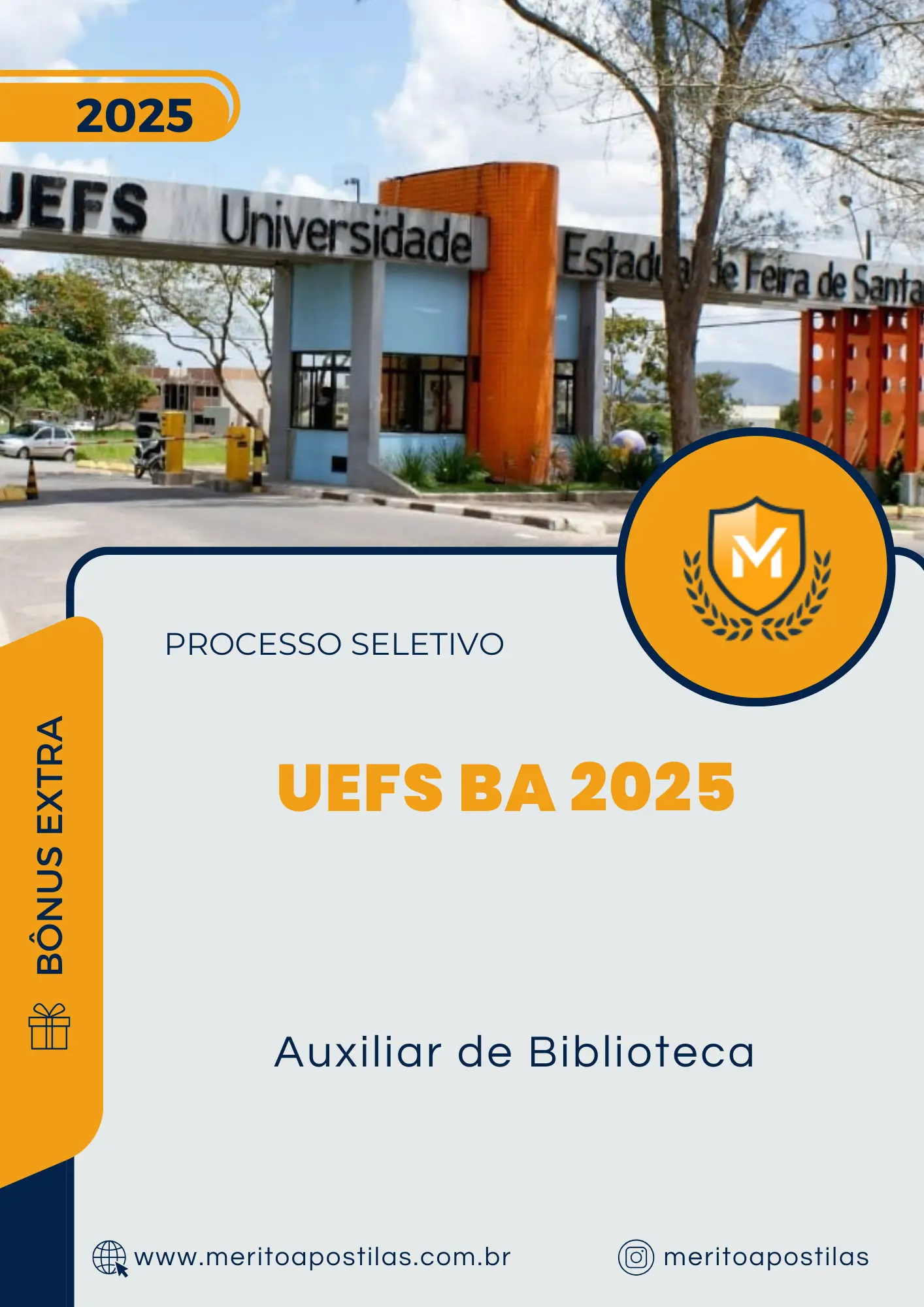 Apostila Auxiliar de Biblioteca Processo Seletivo UEFS BA 2025