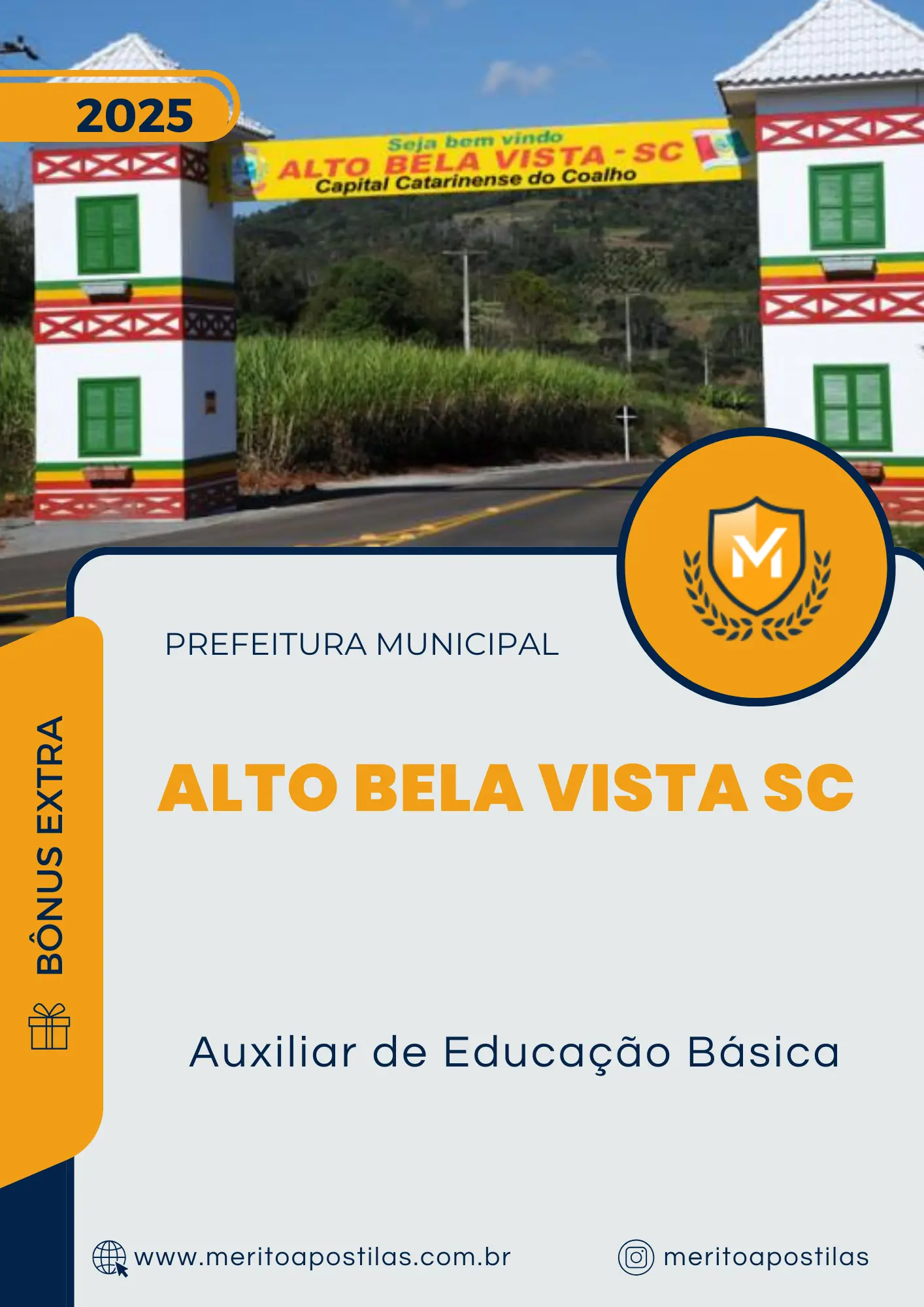 Apostila Auxiliar de Educação Básica Prefeitura de Alto Bela Vista SC 2025