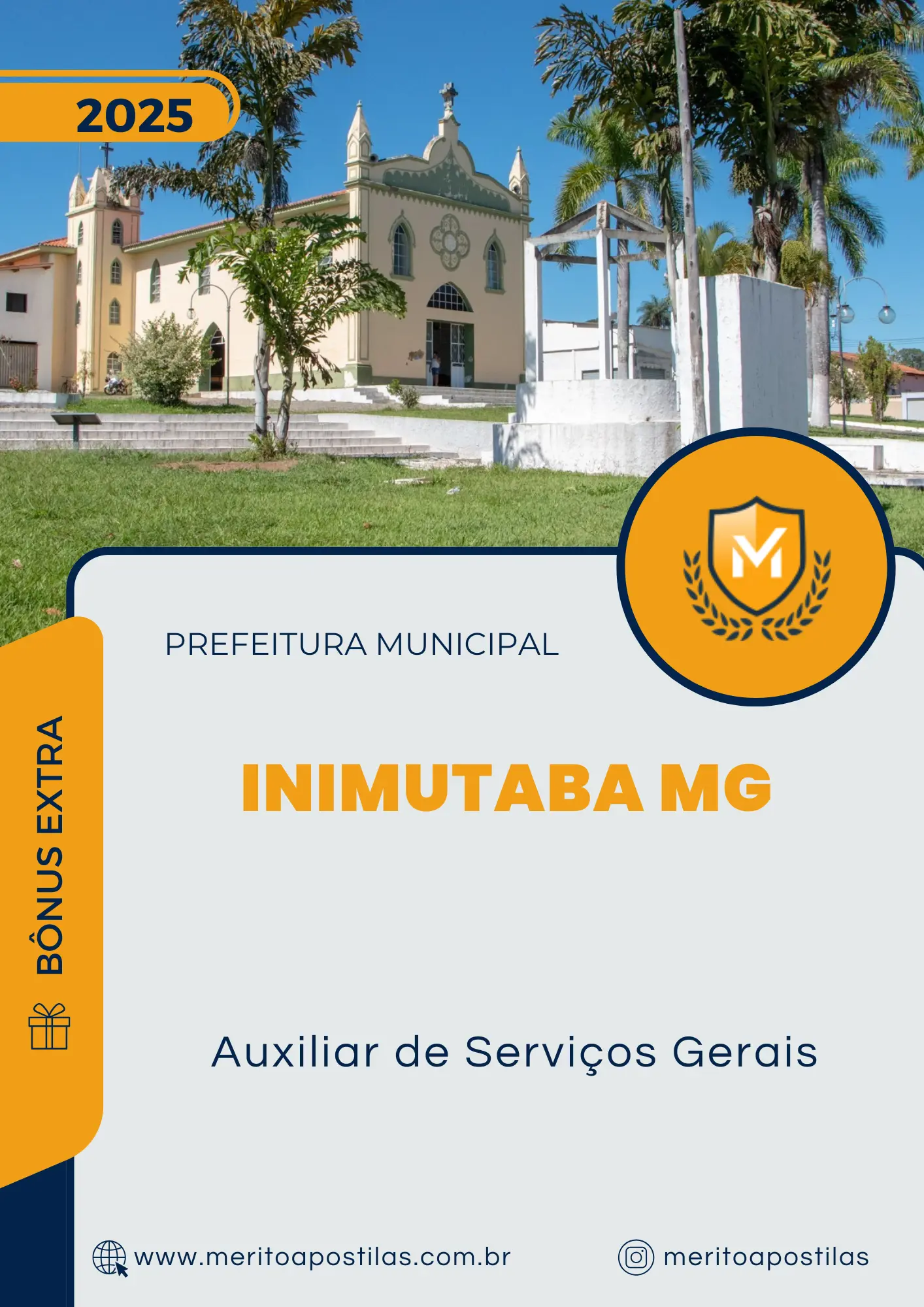 Apostila Auxiliar de Serviços Gerais Prefeitura de Inimutaba MG 2025