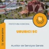 Apostila Auxiliar de Serviços Gerais Prefeitura de Urubici SC 2025