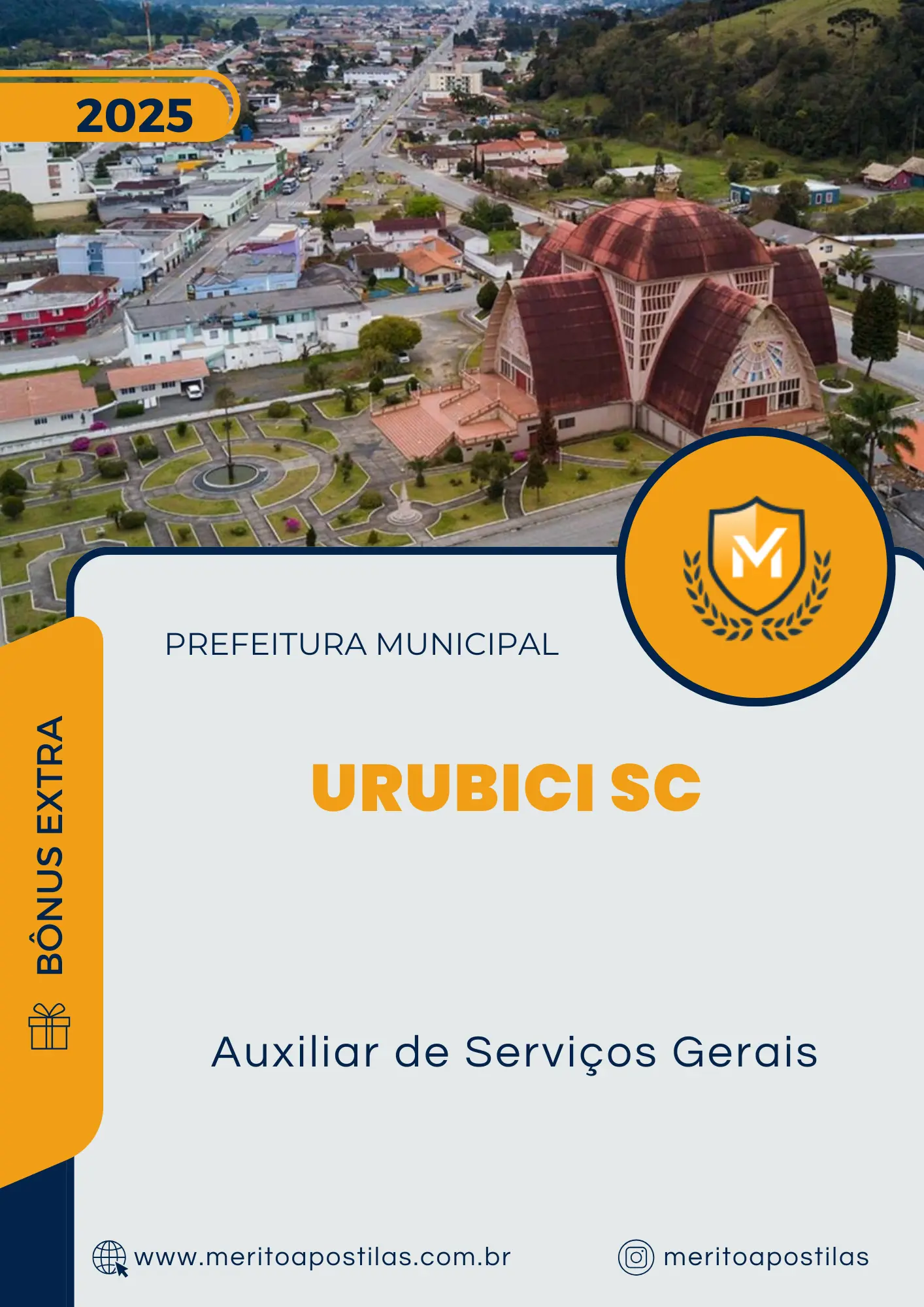Apostila Auxiliar de Serviços Gerais Prefeitura de Urubici SC 2025