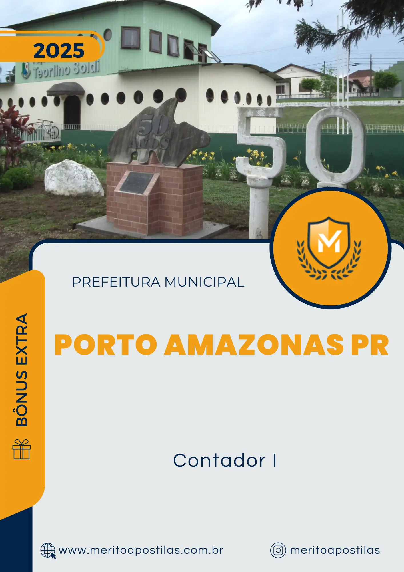 Apostila Contador I Prefeitura de Porto Amazonas PR 2025