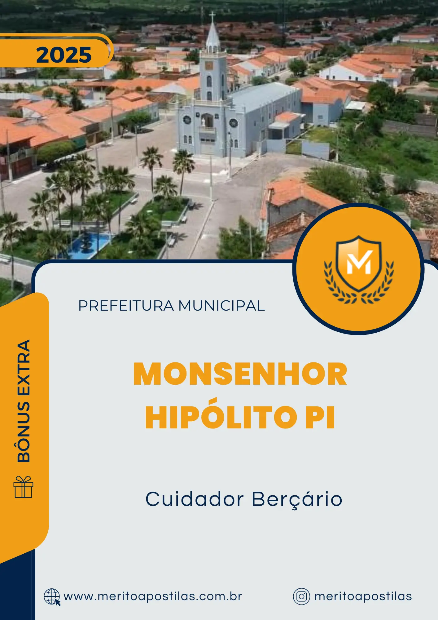 Apostila Cuidador Berçário Prefeitura de Monsenhor Hipólito PI 2025