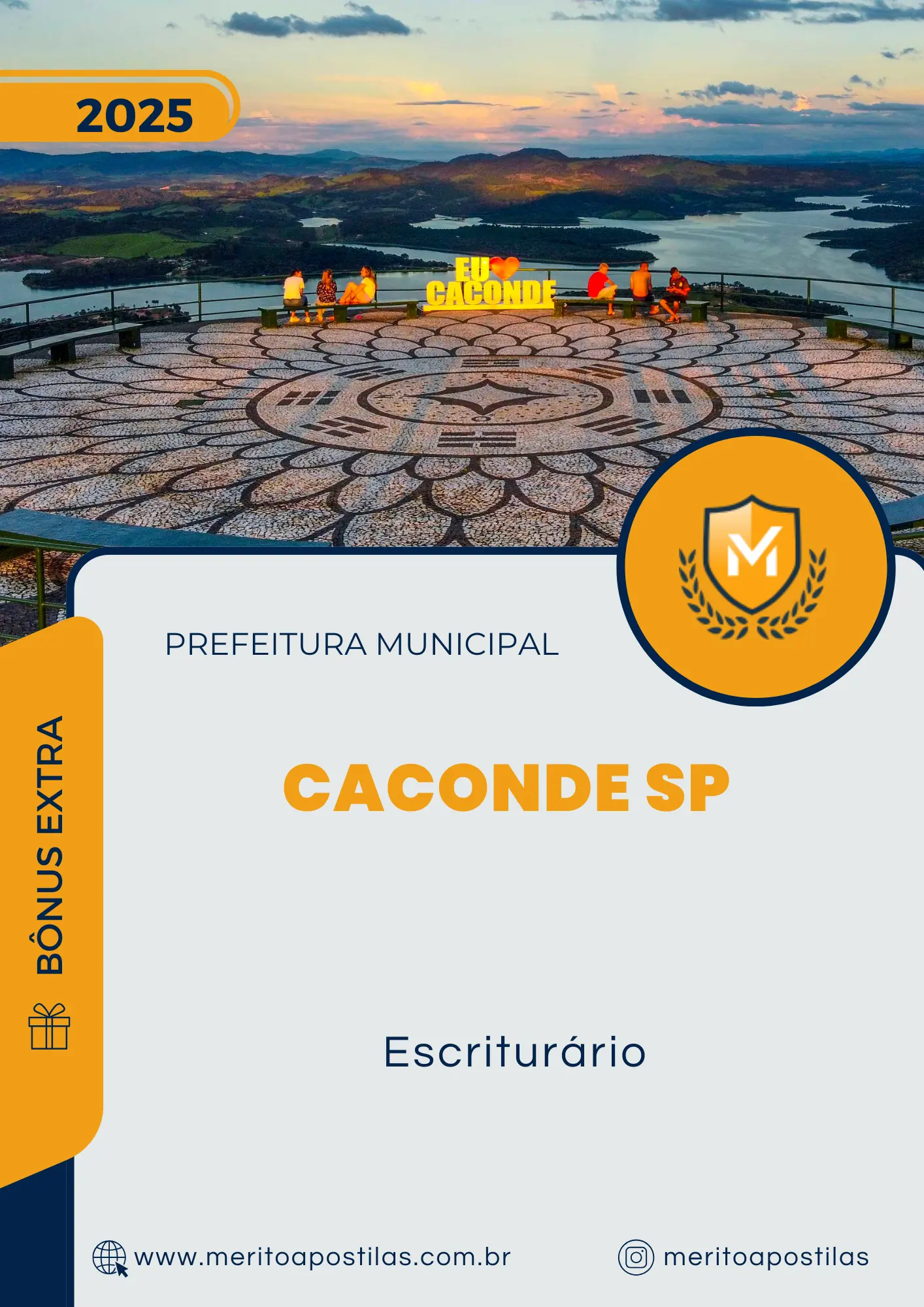 Apostila Escriturário Prefeitura de Caconde SP 2025