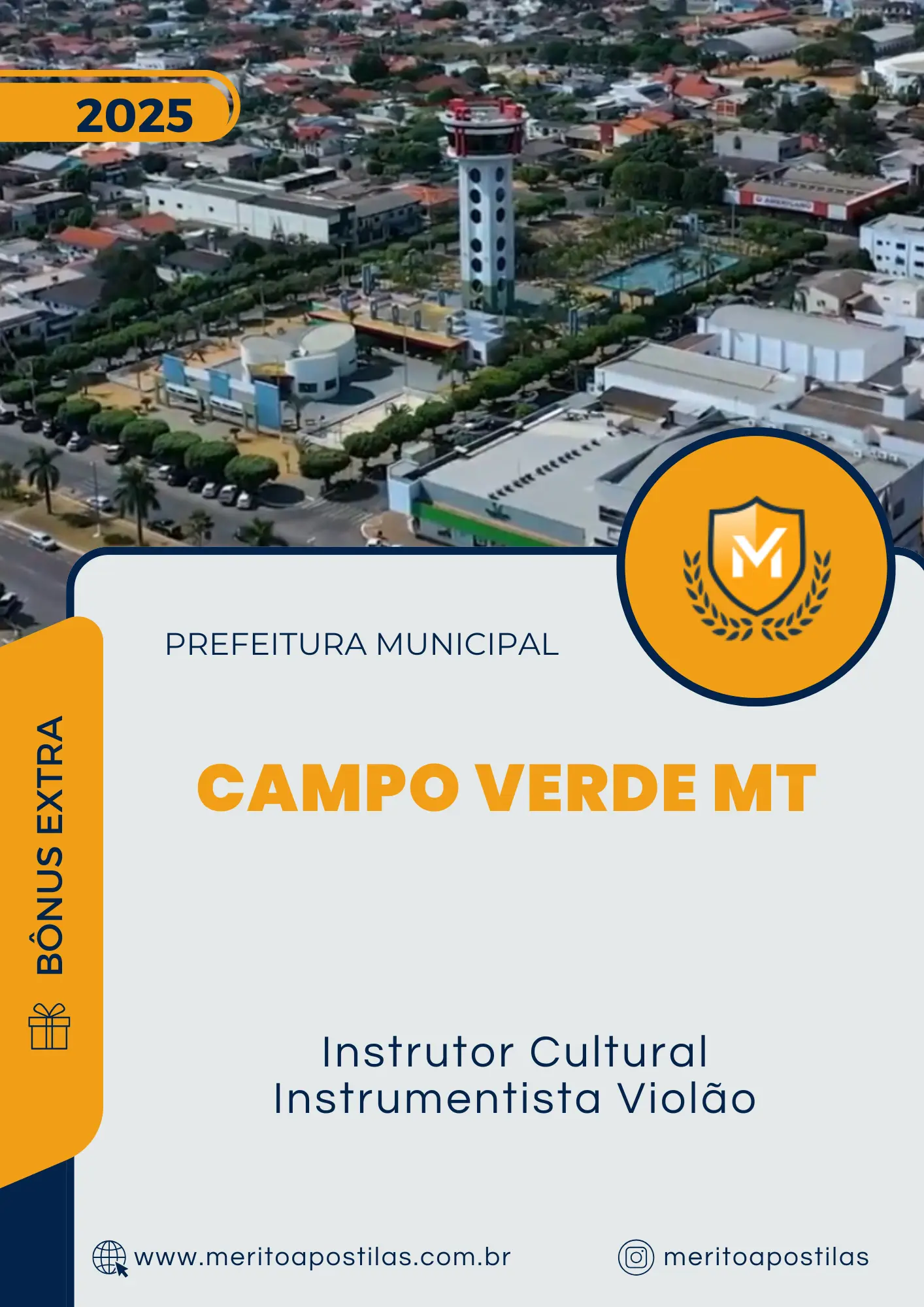 Apostila Instrutor Cultural Instrumentista Violão Prefeitura de Campo Verde MT 2025