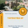 Apostila Mecânico De Veículos Pesados Prefeitura de Tapiratiba SP 2025