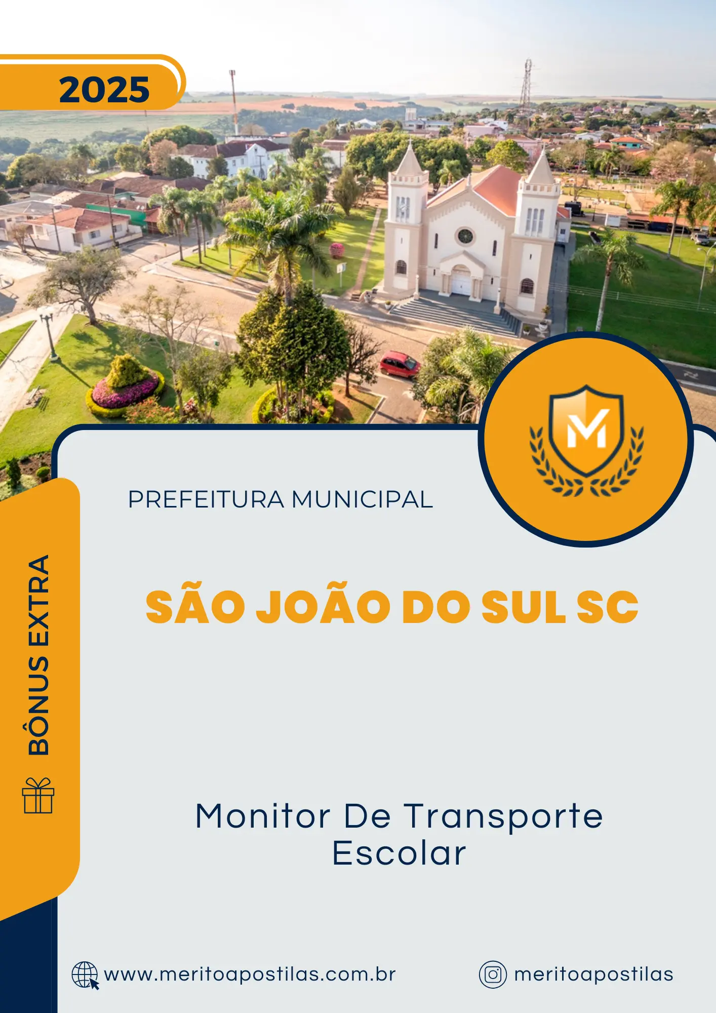Apostila Monitor De Transporte Escolar Prefeitura de São João do Sul SC 2025
