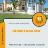 Apostila Monitor de Transporte Escolar Prefeitura de Inimutaba MG 2025