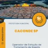 Apostila Operador de Estação de Tratamento de Esgoto Prefeitura de Caconde SP 2025