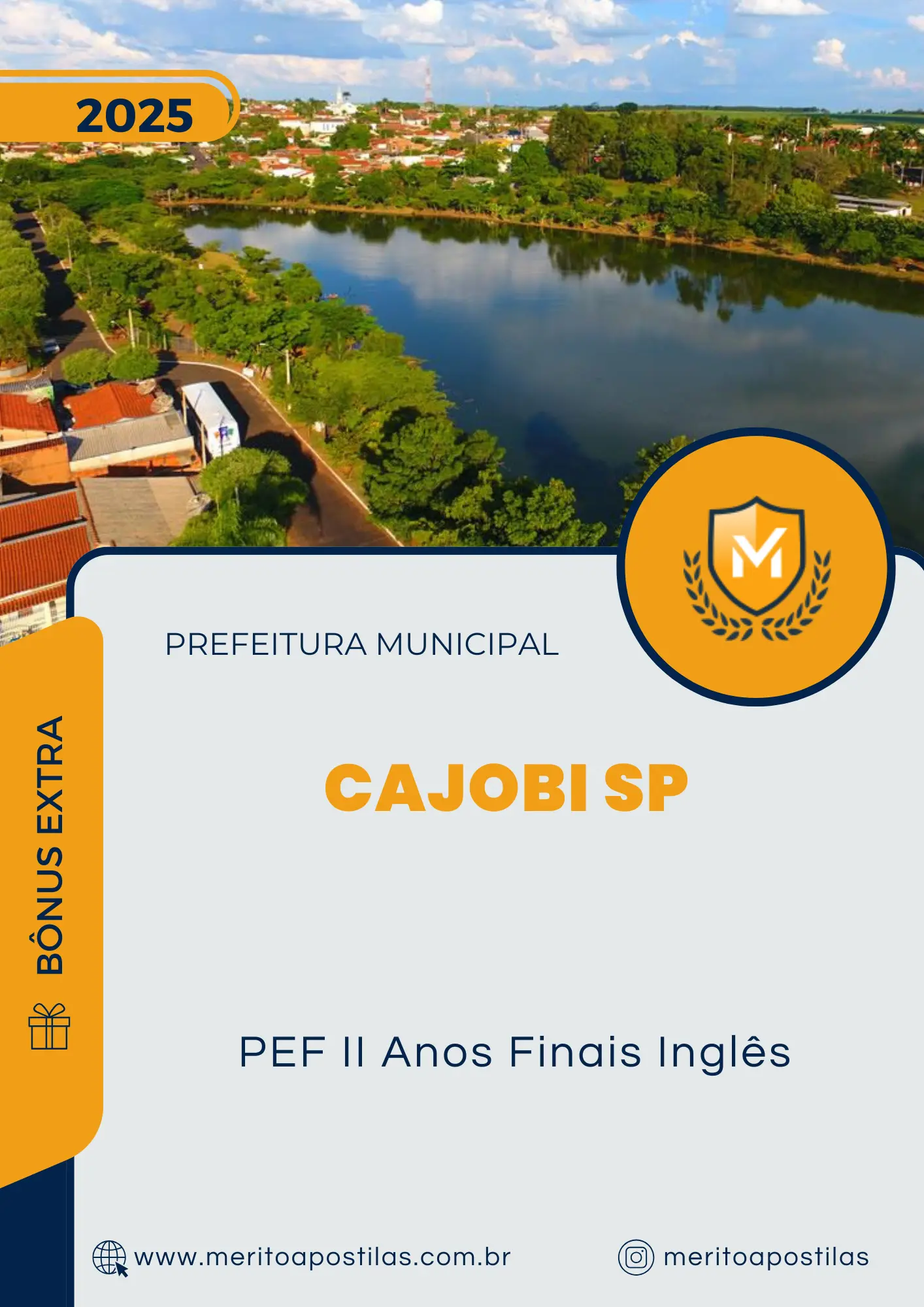 Apostila PEF II Anos Finais Inglês Prefeitura de Cajobi SP 2025