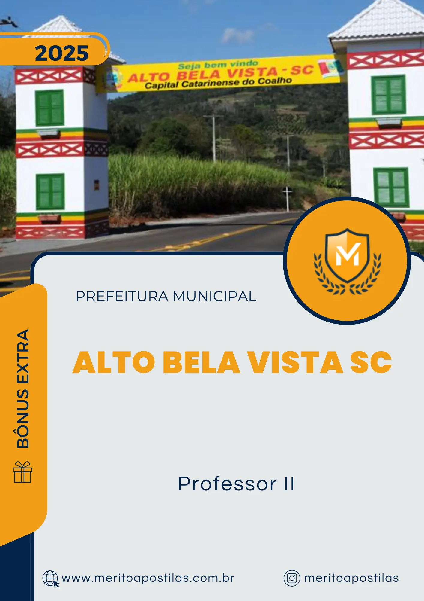 Apostila Professor II Prefeitura de Alto Bela Vista SC 2025