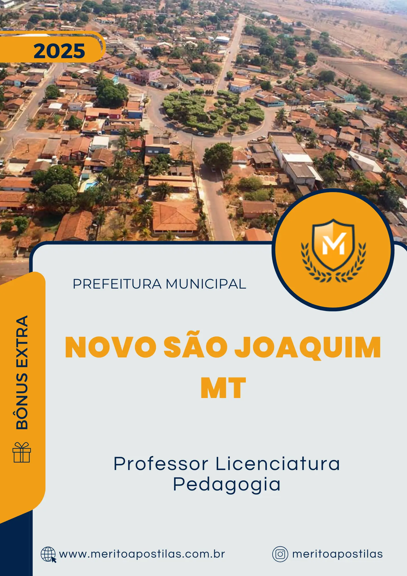 Apostila Professor Licenciatura Pedagogia Prefeitura de Novo São Joaquim MT 2025
