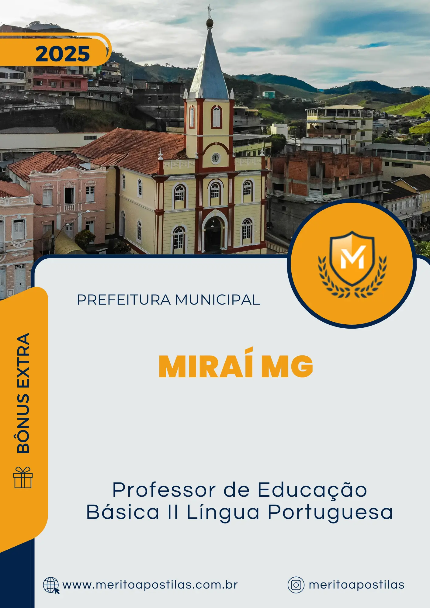 Apostila Professor de Educação Básica II Língua Portuguesa Prefeitura de Miraí MG 2025