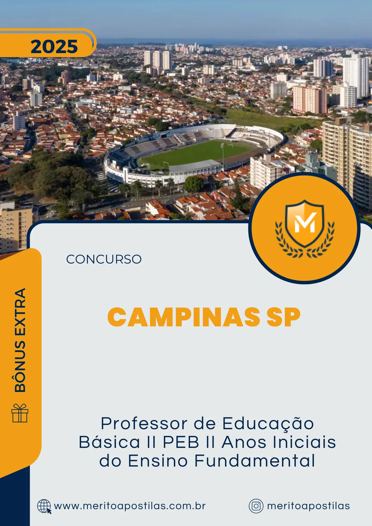 Apostila Professor de Educação Básica II PEB II Anos Iniciais do Ensino Fundamental Concurso Campinas SP 2025