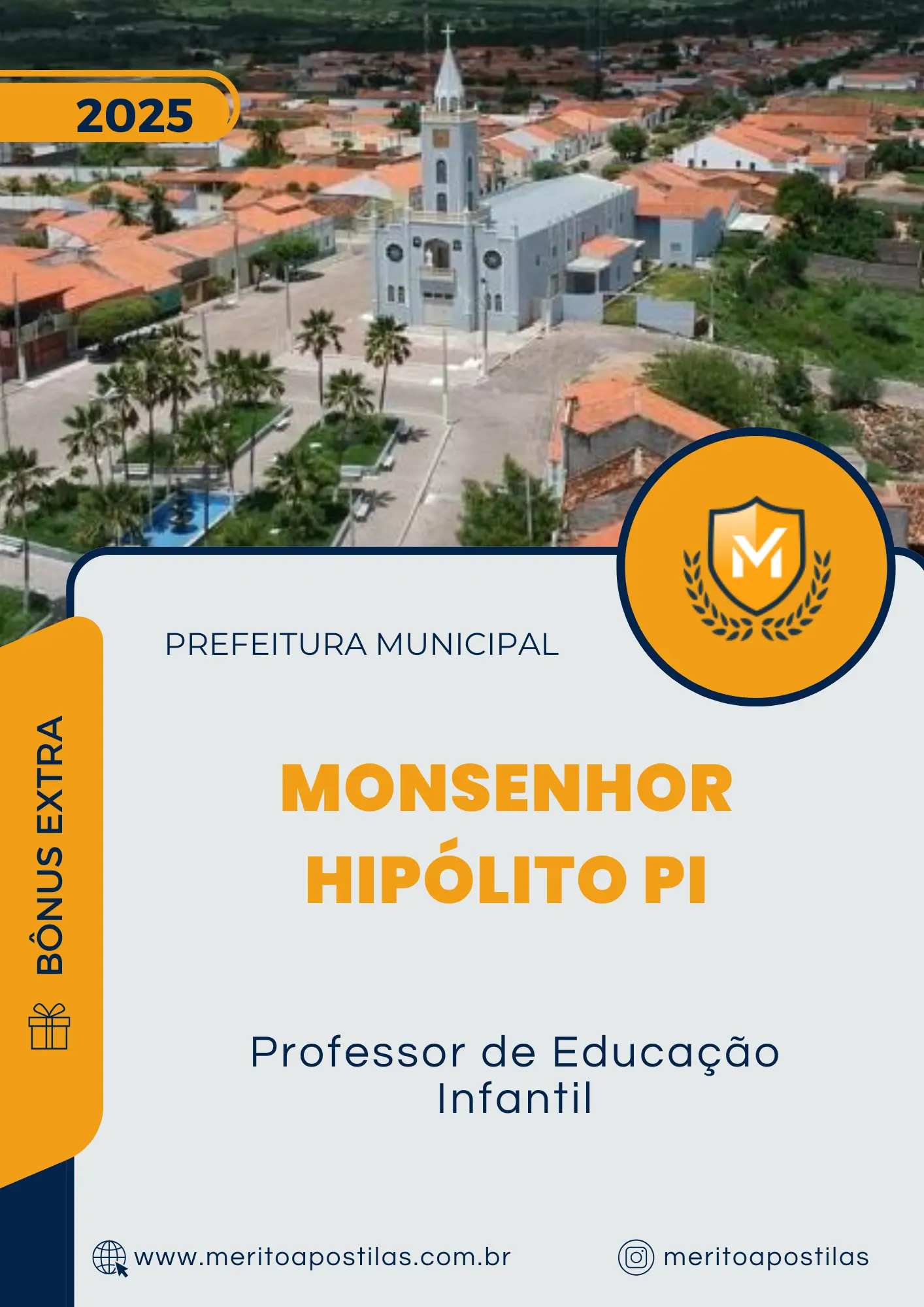 Apostila Professor de Educação Infantil Prefeitura de Monsenhor Hipólito PI 2025