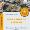 Apostila Técnico em Desenvolvimento Infantil Prefeitura de Nova Canaã do Norte MT 2025