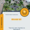 Apostila Técnico em Vigilância Sanitária Prefeitura de Ibiam SC 2025