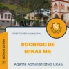 Apostila Agente Administrativo CRAS Prefeitura de Rochedo de Minas MG 2025