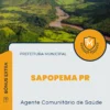 Apostila Agente Comunitário de Saúde Prefeitura de Sapopema PR 2025