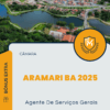 Apostila Agente De Serviços Gerais Concurso da Câmara de Aramari BA 2025