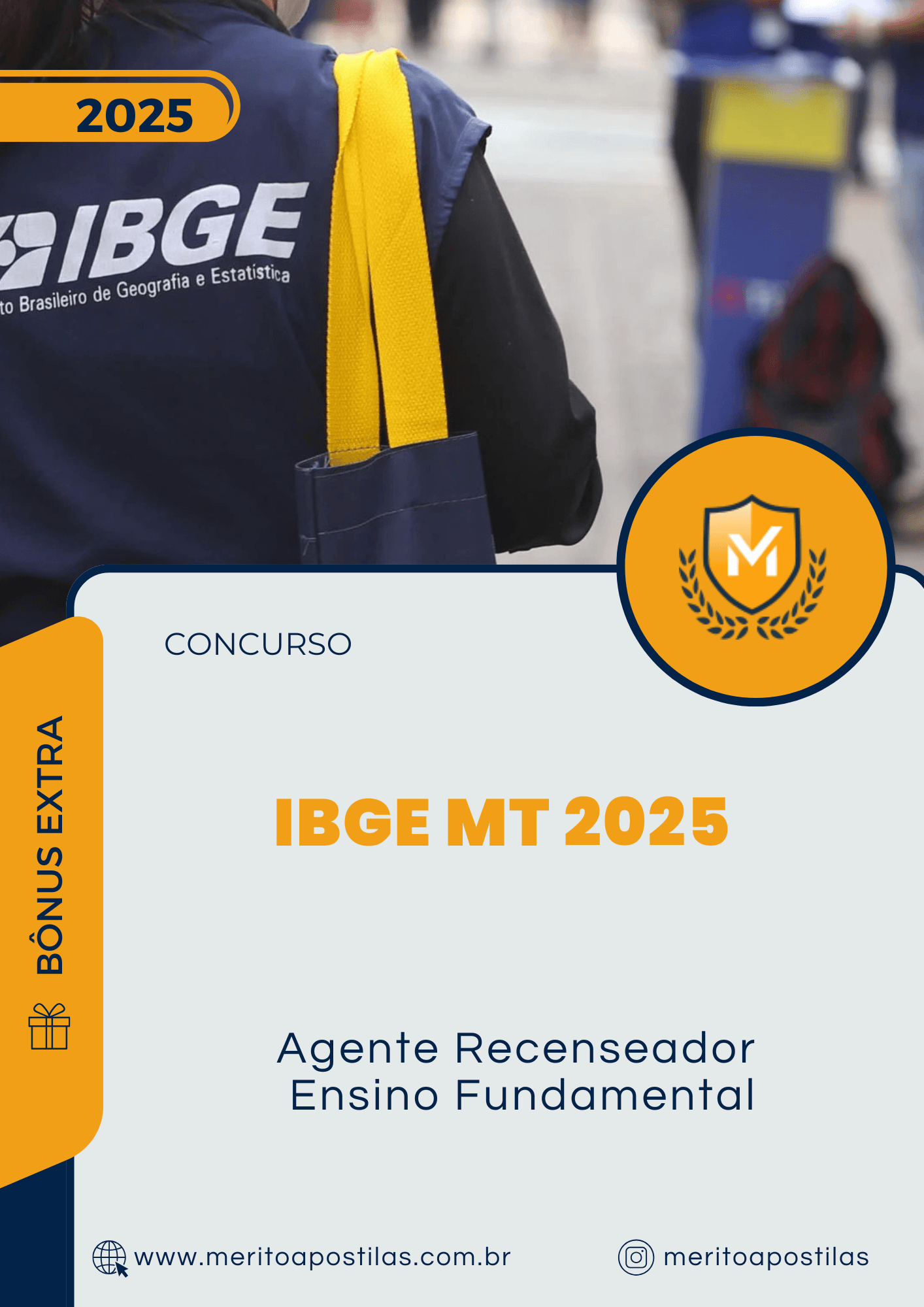 Apostila Agente Recenseador Ensino Fundamental Concurso IBGE 2025