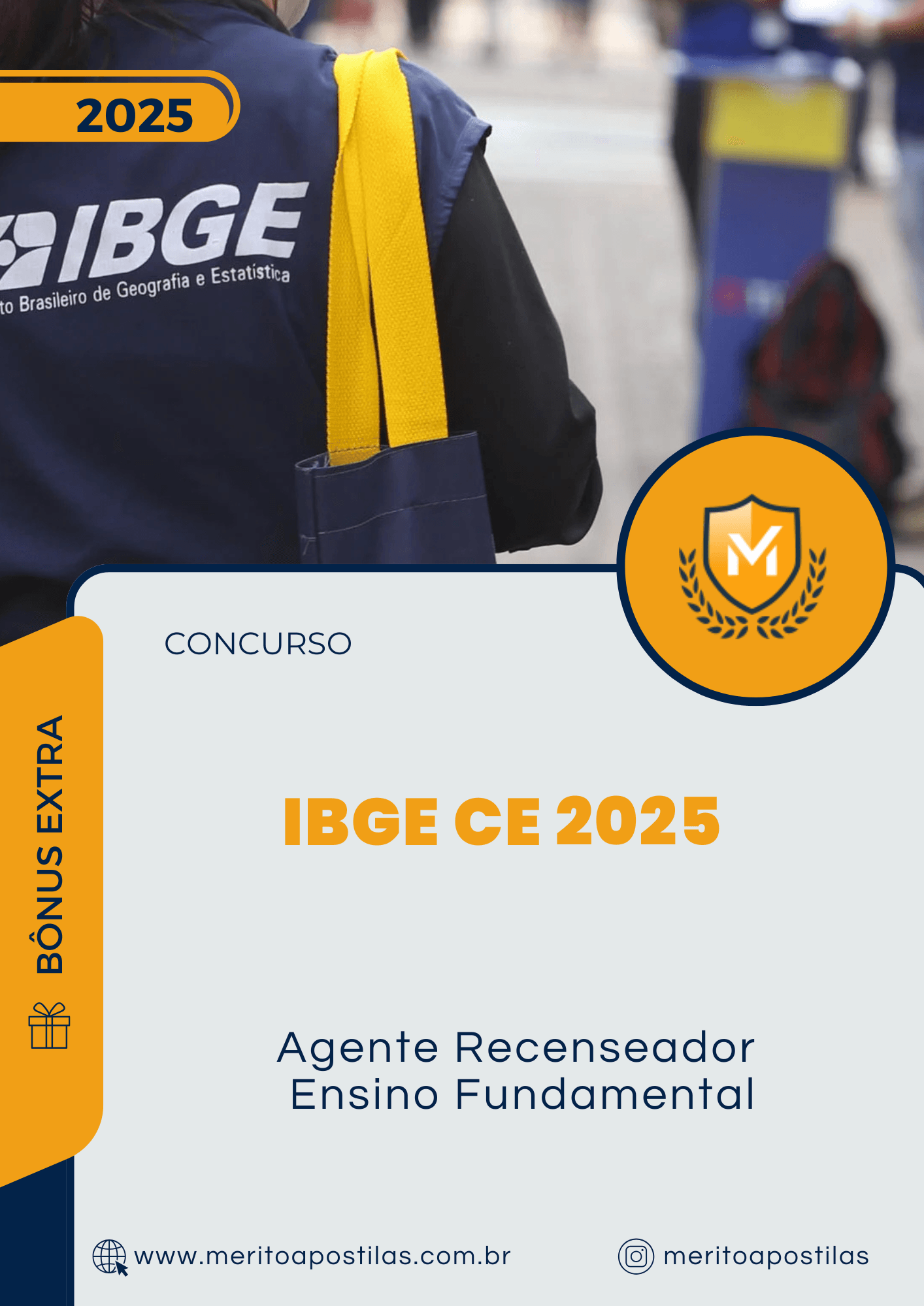 Apostila Agente Recenseador Ensino Fundamental Concurso IBGE 2025