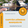 Apostila Assistente Social Processo Seletivo de Capitão Leônidas Marques PR 2025