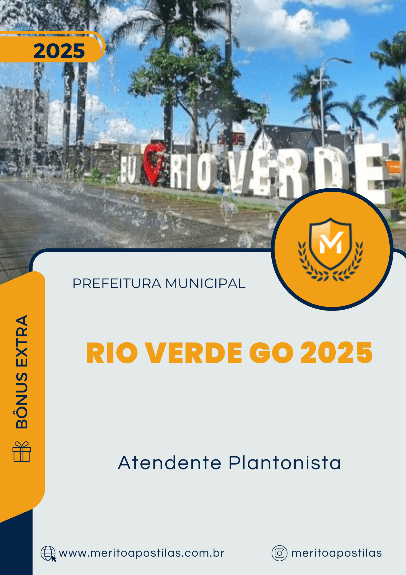 Apostila Atendente Plantonista Prefeitura de Rio Verde GO 2025