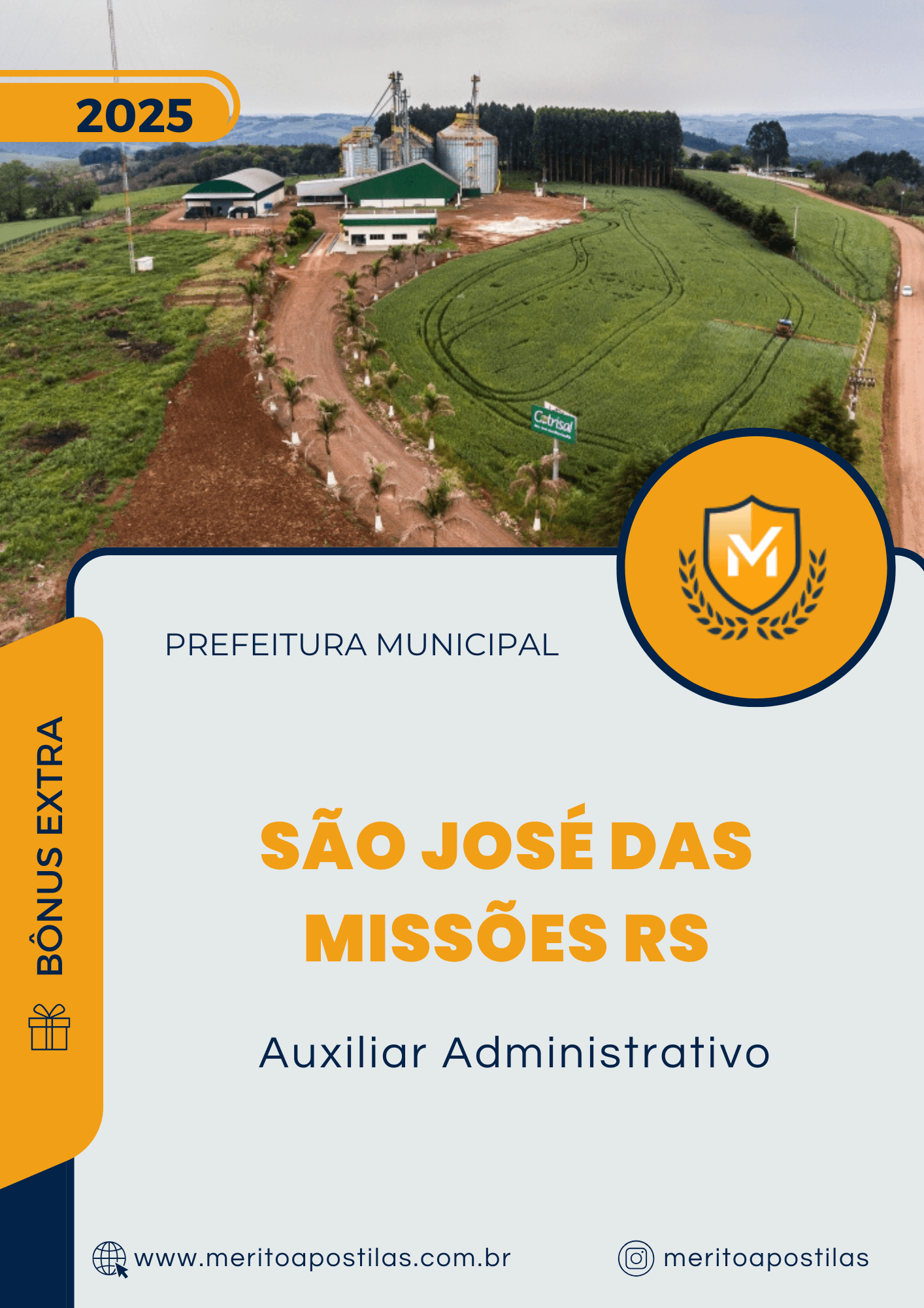Apostila Auxiliar Administrativo Prefeitura de São José das Missões RS 2025