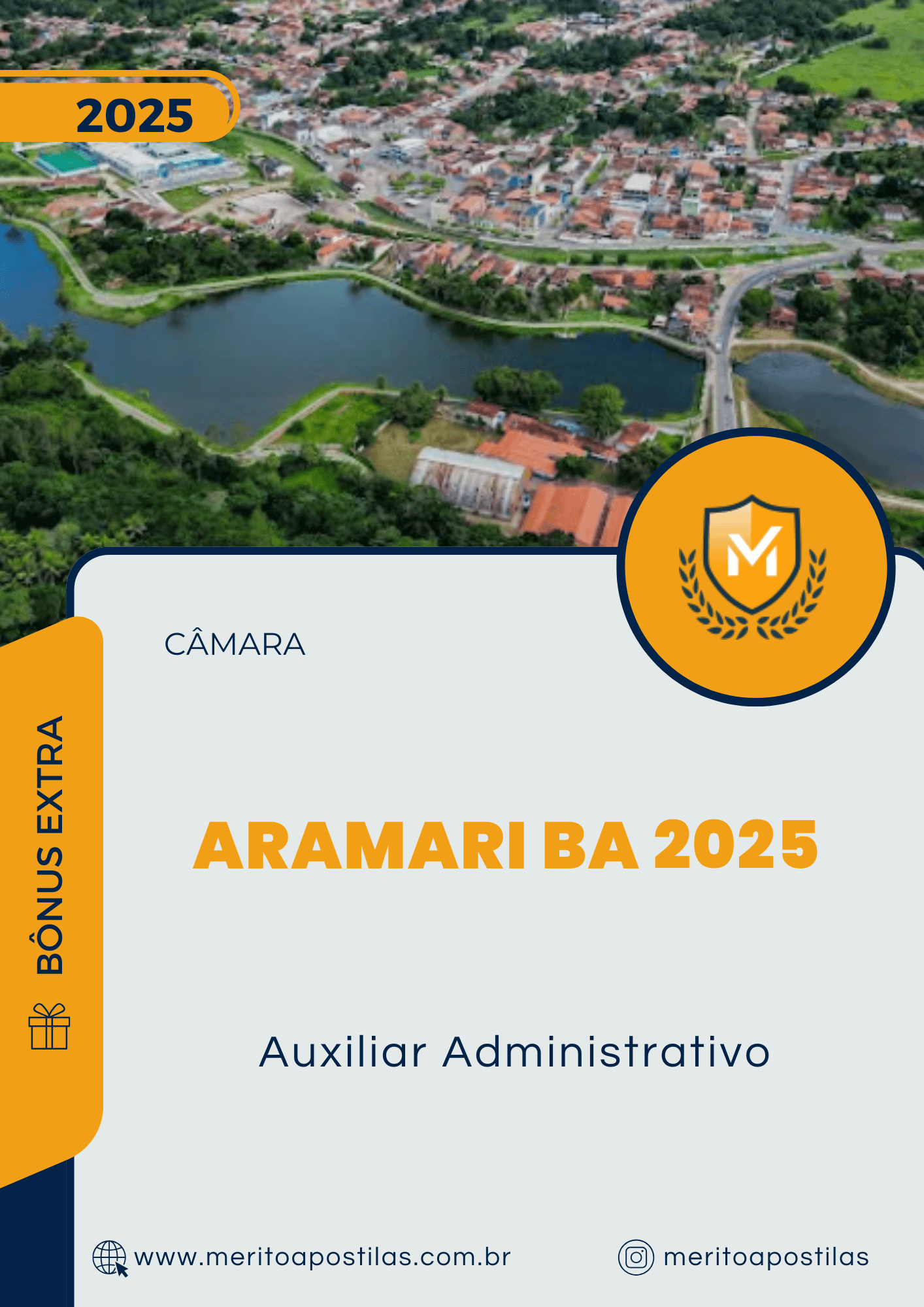 Apostila Auxiliar Administrativo Concurso da Câmara de Aramari BA 2025