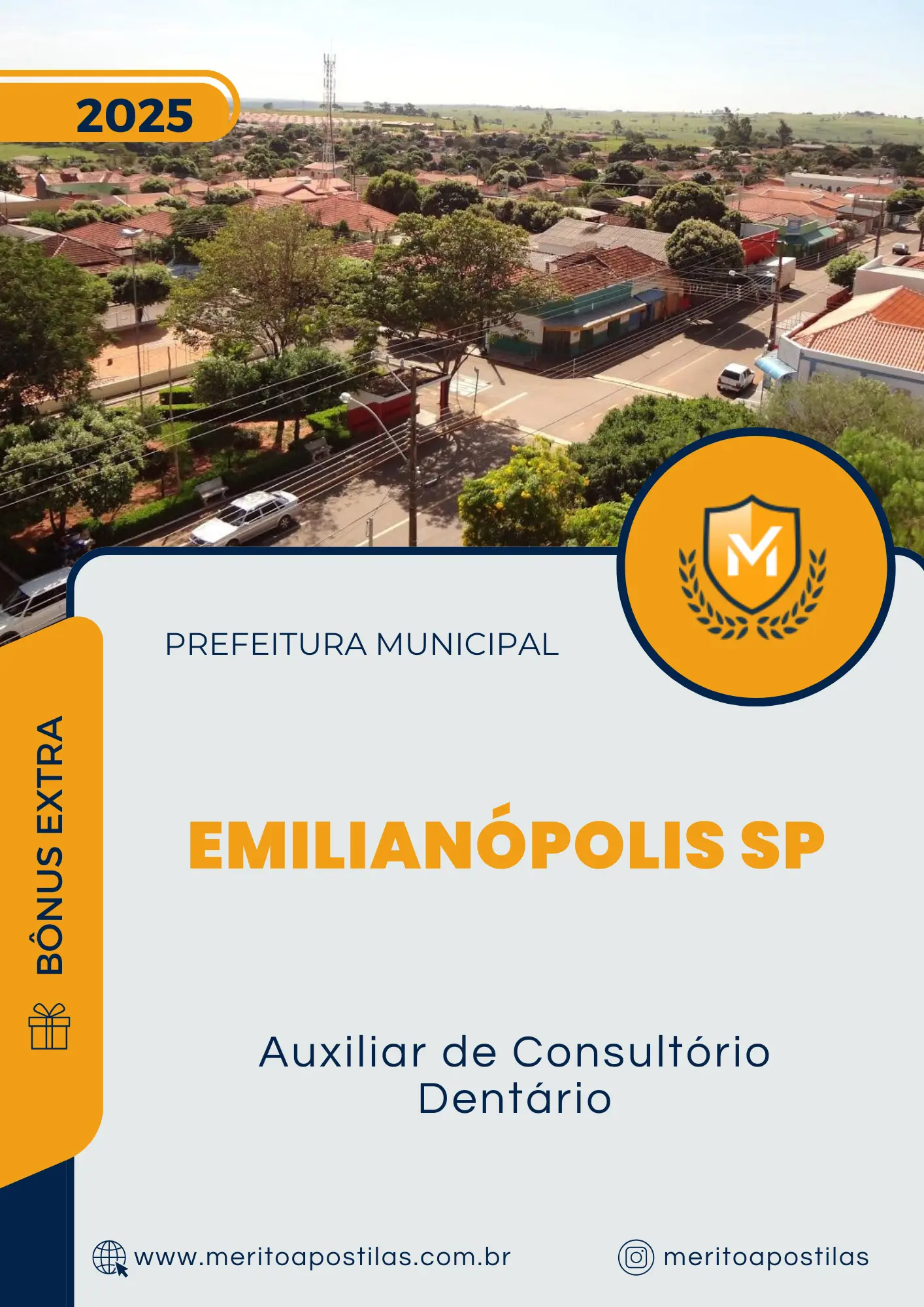 Apostila Auxiliar de Consultório Dentário Prefeitura de Emilianópolis SP 2025
