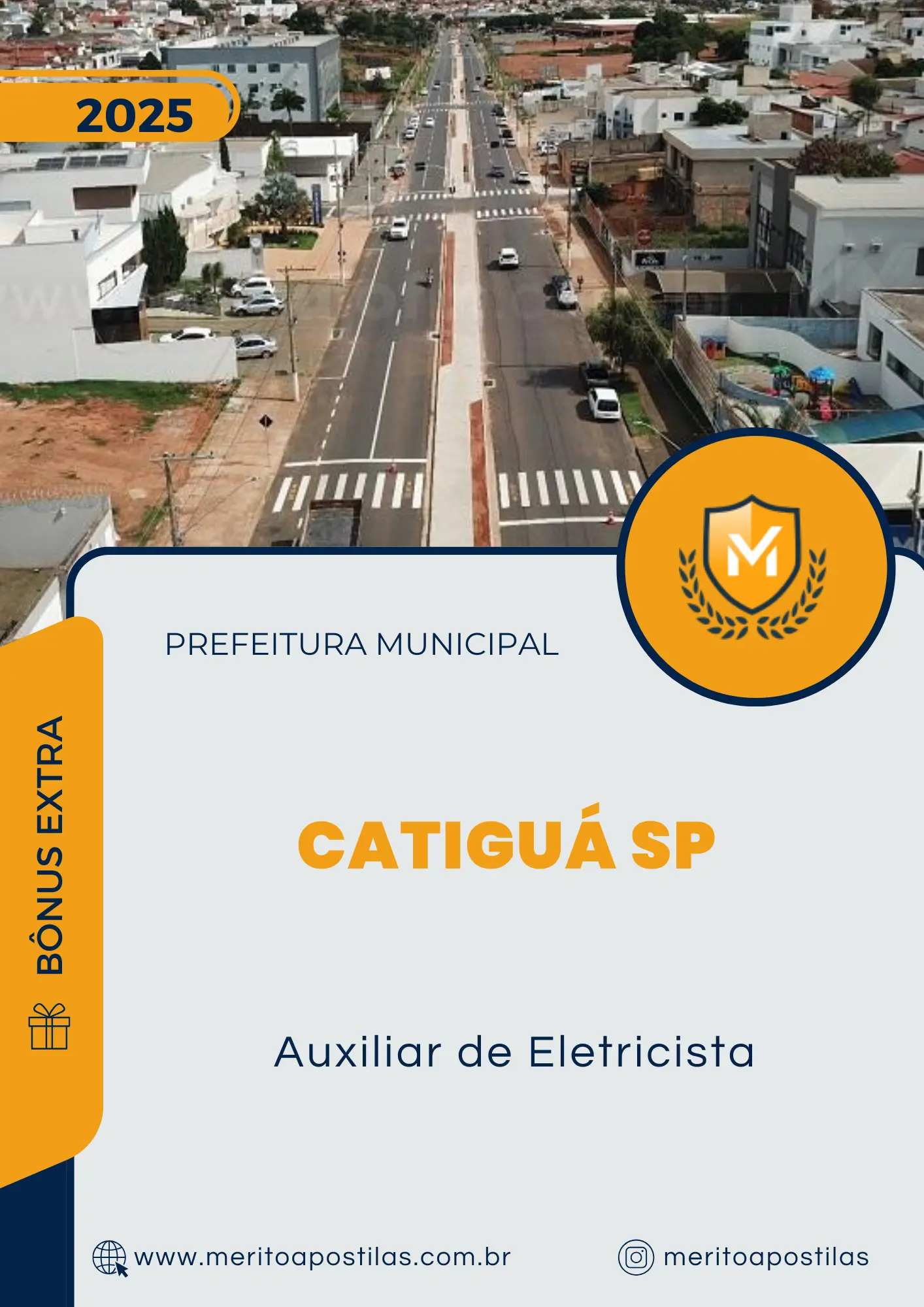 Apostila Auxiliar de Eletricista Prefeitura de Catiguá SP 2025